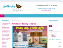 Tablet Screenshot of butterfly-supplies.co.uk